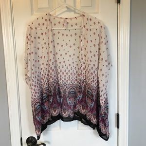 Open Front Blouse